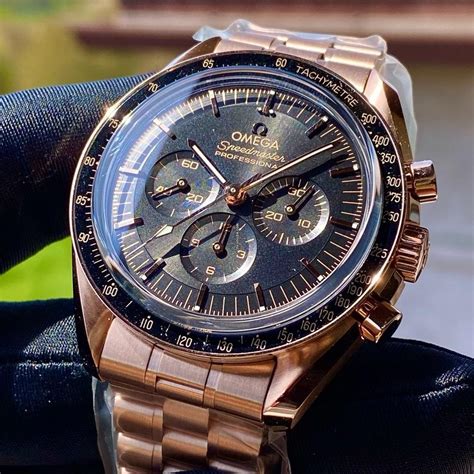 omega speedmaster moonwatch rose gold|omega speedmaster moonwatch price.